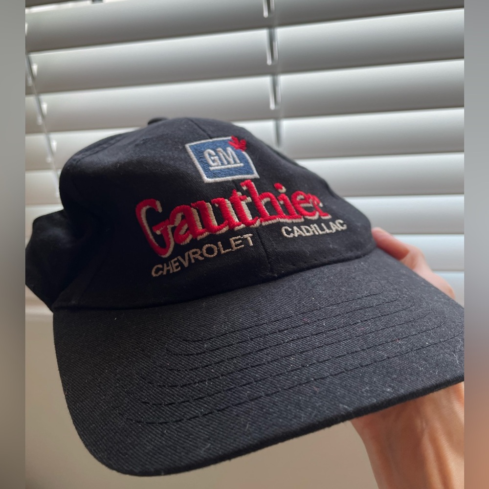 Vintage GM Gauthier Black Baseball Cap